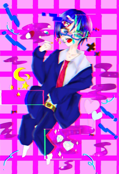 #鬱先生#大先生#我々だ#wrwrd#イラスト #かわいい#ゆめかわ#ゆめかわいい #描いてみた#○○の主役は我々だ#実況者 ⚠修正しました