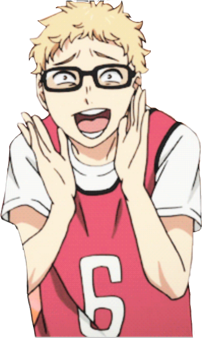 freetoedit tsukki tsukishima sticker by @kuroosbitch