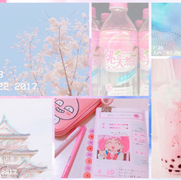 japan aesthetic pastelcolors pink pastel