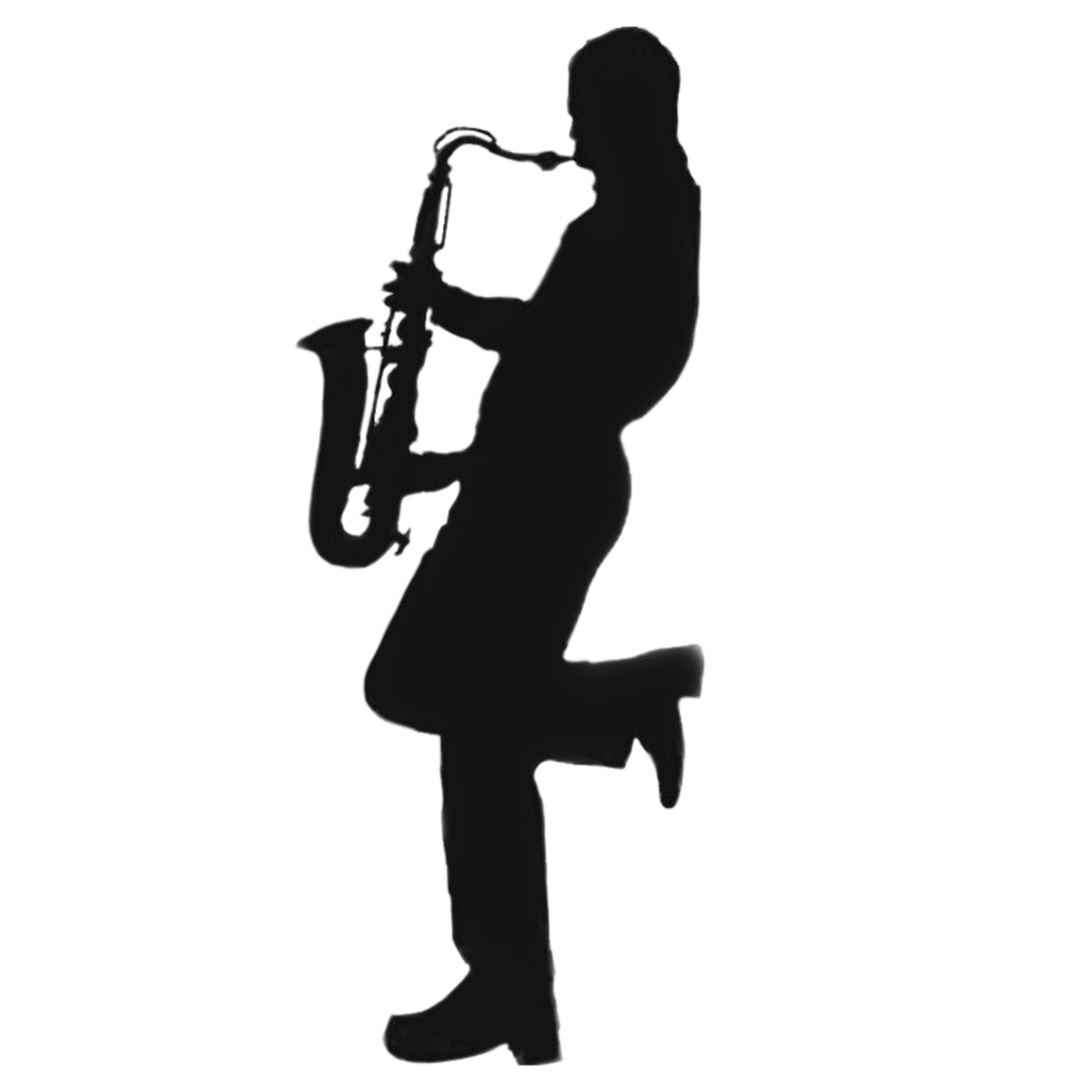 силуэт музыканта