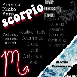 freetoedit scorpio scopion water planets