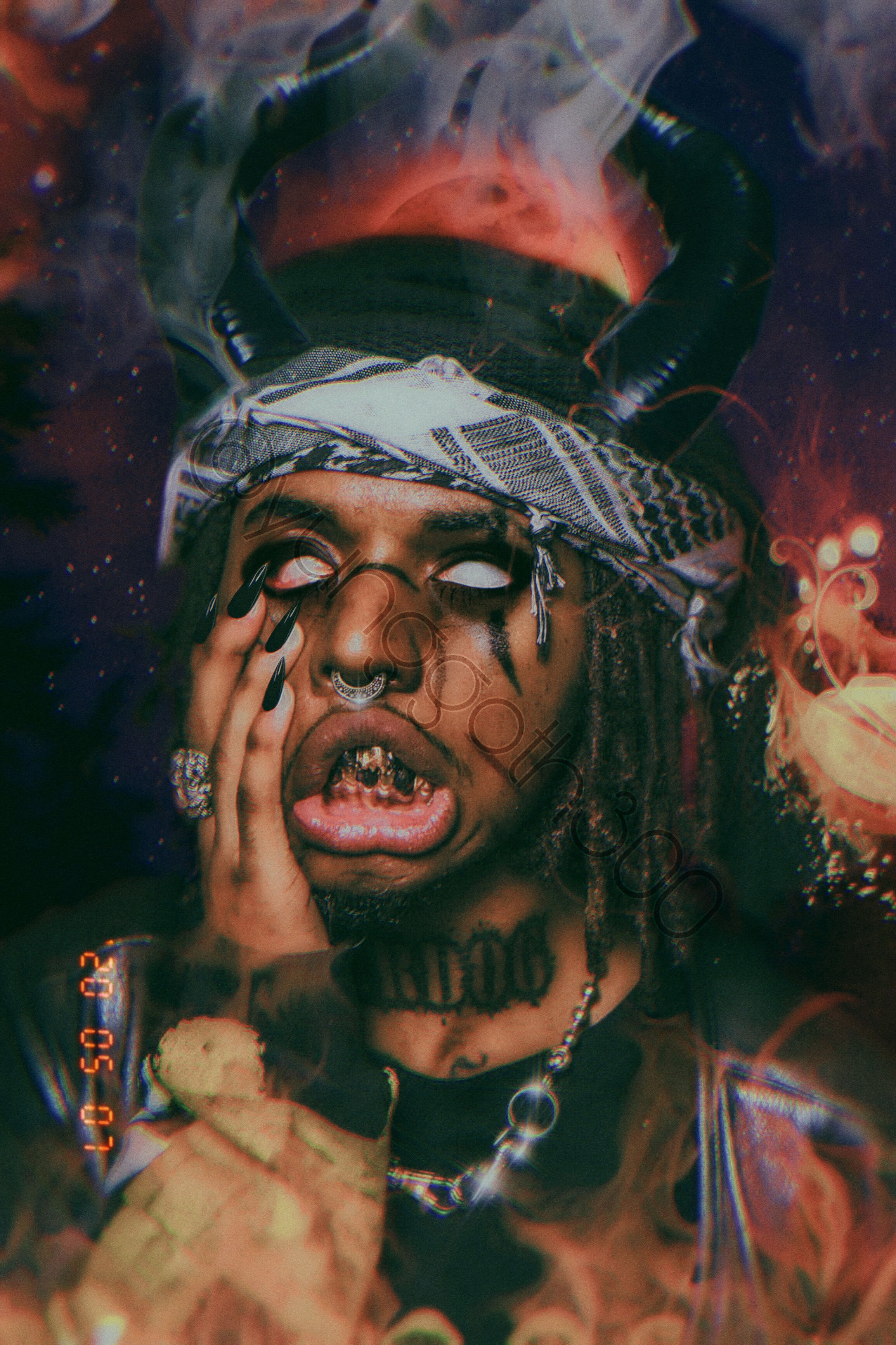 ZillaKami x SosMulaCity Morgue iPhone Wallpaper  Digital wallpaper Band  posters Rap wallpaper