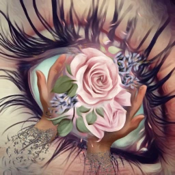 freetoedit ecflowereyes flowereyes hands eye