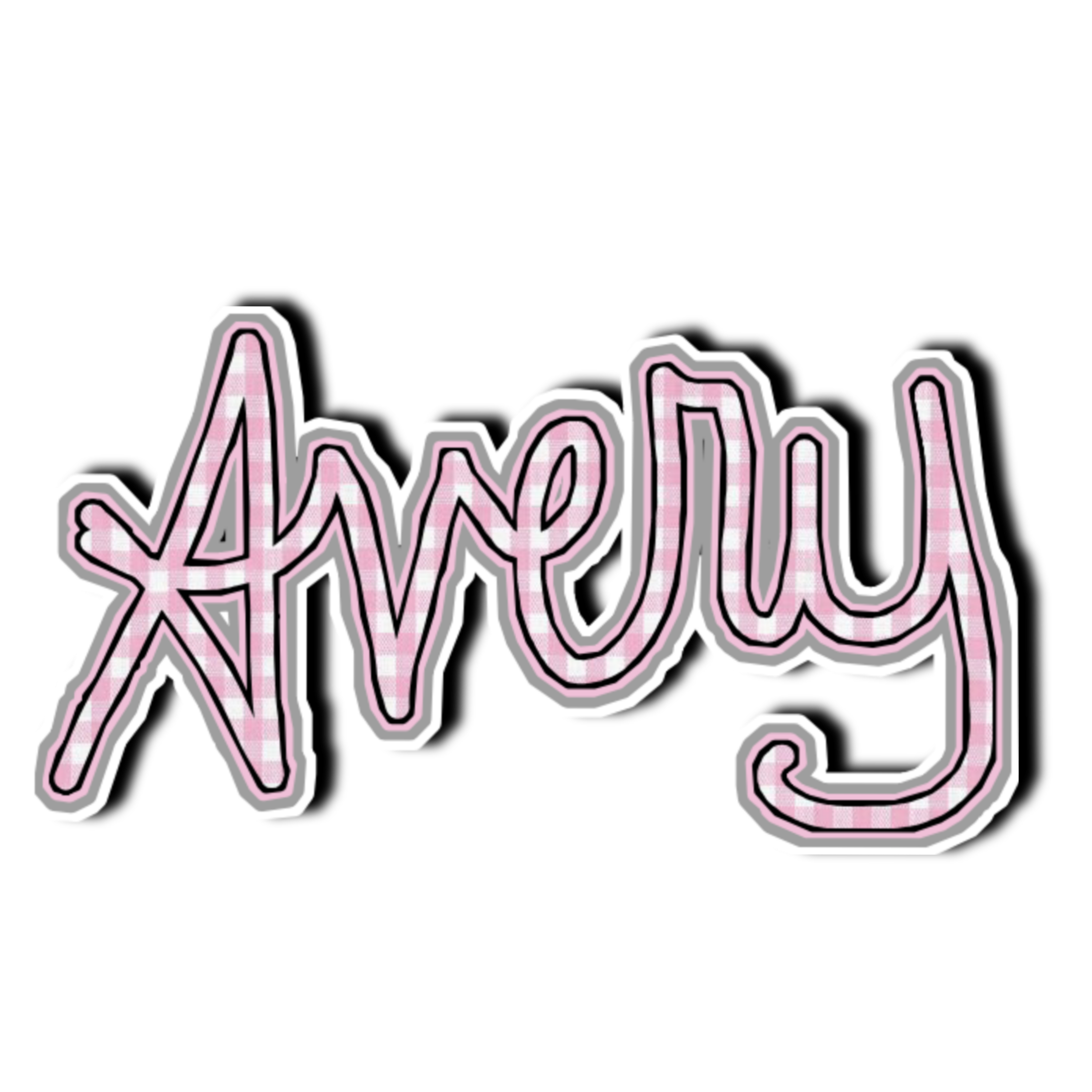 freetoedit avery names #freetoedit sticker by @lazydaisyg