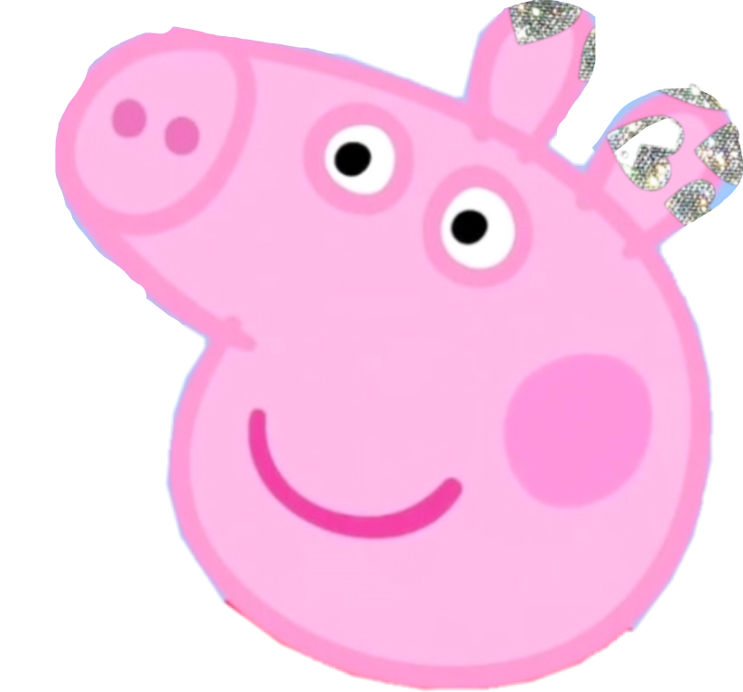 Peppa Pig Face SVG