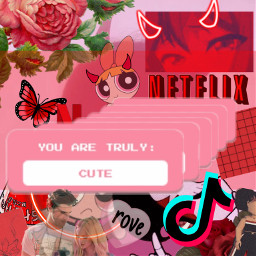 red aesthetic butterfly devil dovecameron freetoedit