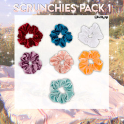 scrunchie scrunchies aesthetic colorful vsco scrunchieaesthetic pngfreetoedit freetoedit