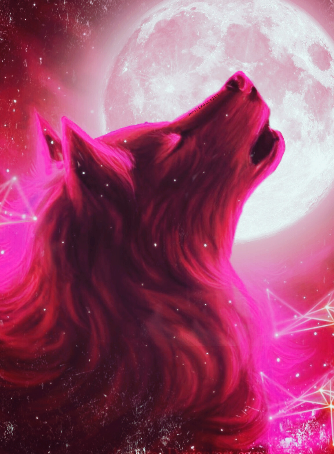 red wolf redwolf howlingwolf howling image by @bobadior-