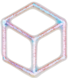 freetoedit cube 3d glow iridescent