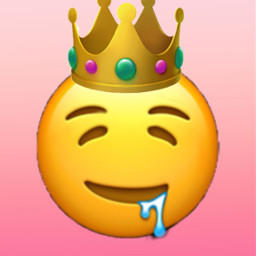 freetoedit emoji smiley crown couronne
