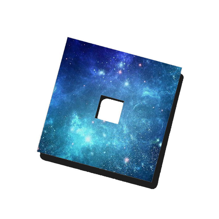 Sticker By That Girl That Got Famous With Stickers - blue galaxy roblox logo