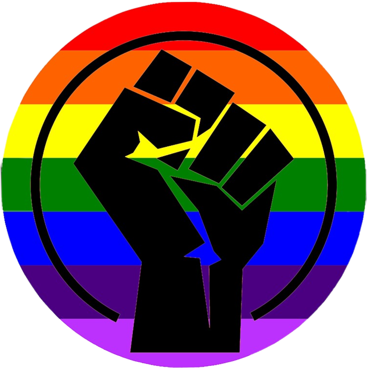 freetoedit blm pride support sticker by @justnevaeh14