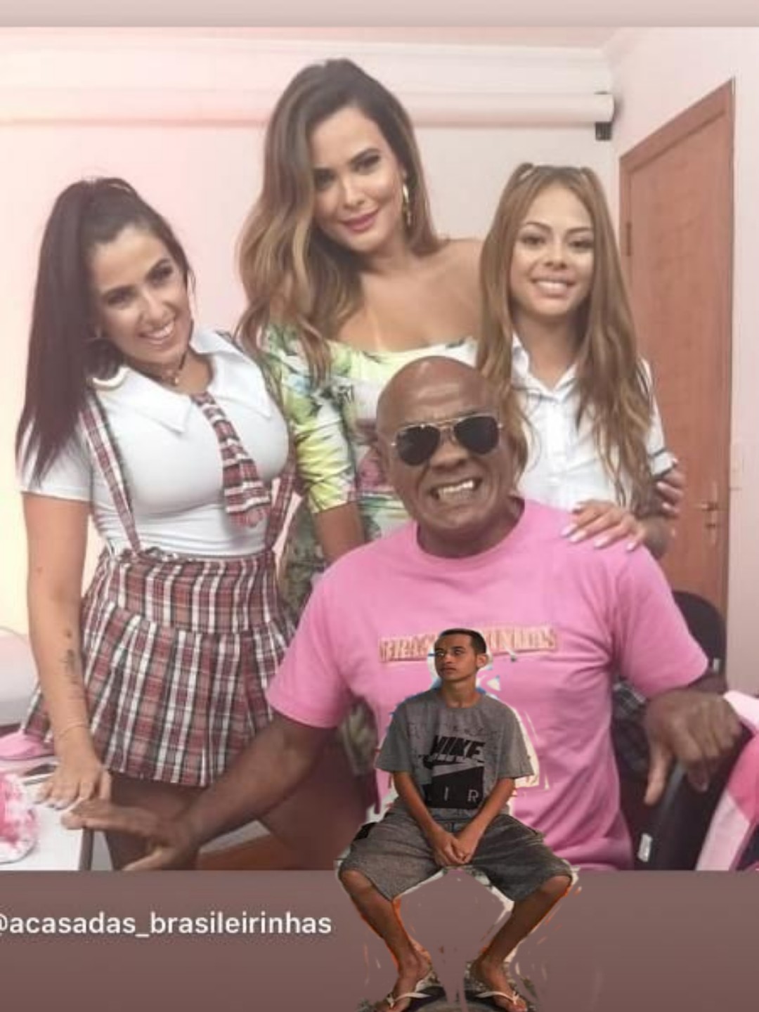 Casa das brasileirinhas com kid bengala