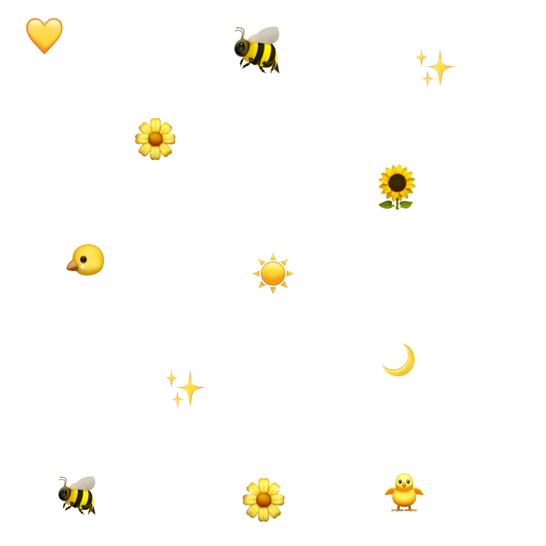 Aesthetic emoji. Желтые наклейки Эстетика. Желтые смайлики Эстетика. ЭМОДЖИ пчела. ЭМОДЖИ пчела на прозрачном фоне.