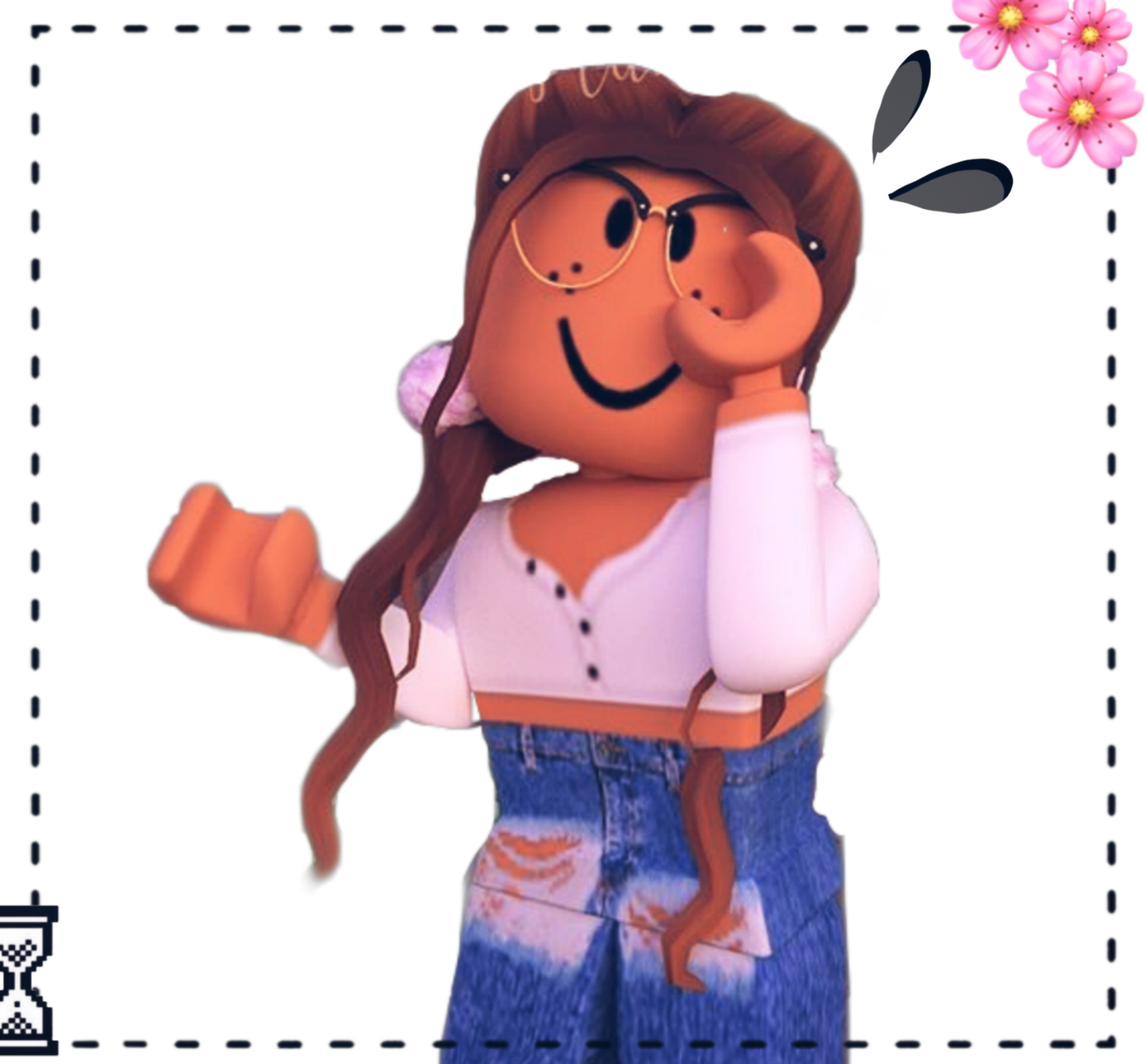 roblox girl picsart freetoedit #Roblox image by @mahgamer07