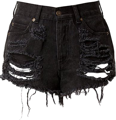 freetoedit black shorts jeans sticker by @_xxrawrxx_