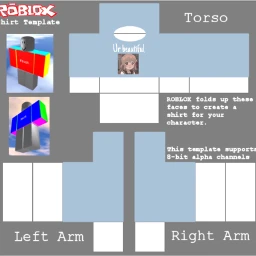 Cute Aesthetic Roblox Clothing Template