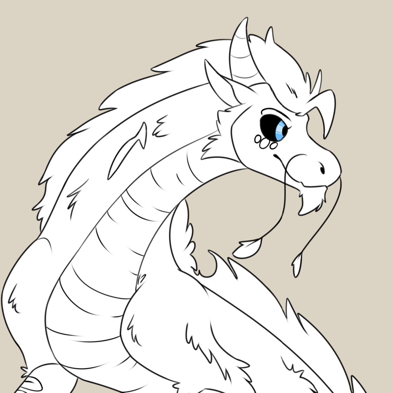 Featured image of post Cute Furry Drawings Dragon