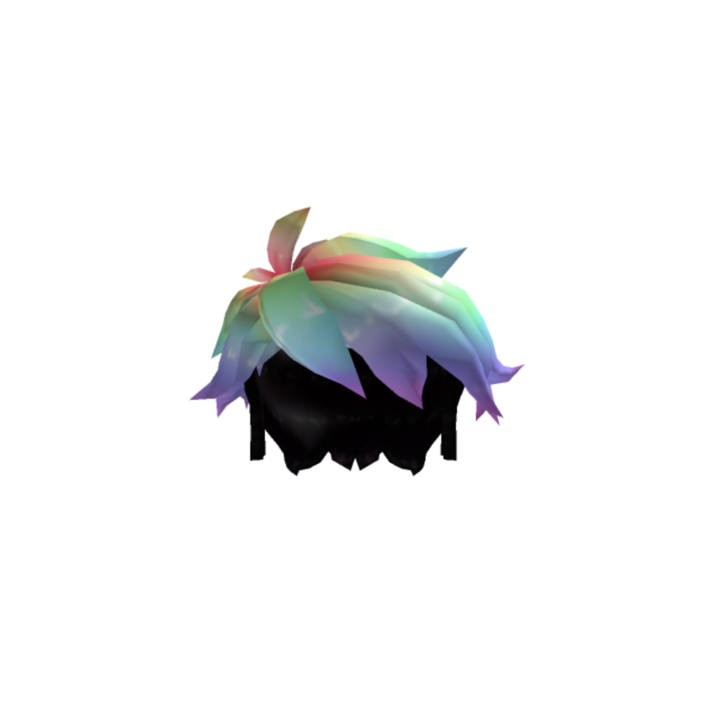 Rainbow Pride Roblox Hair Sticker By Grannymyszkaminni - rainbow hair roblox