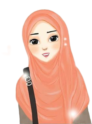 freetoedit muslimah kartun kartunwanita sticker by @izalazio