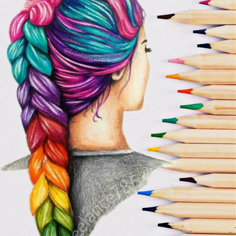 #freetoedit,#ranibow,#rainbowmagiceffect,#pencilart,#pencil_sketching,#ircrainbowcolors