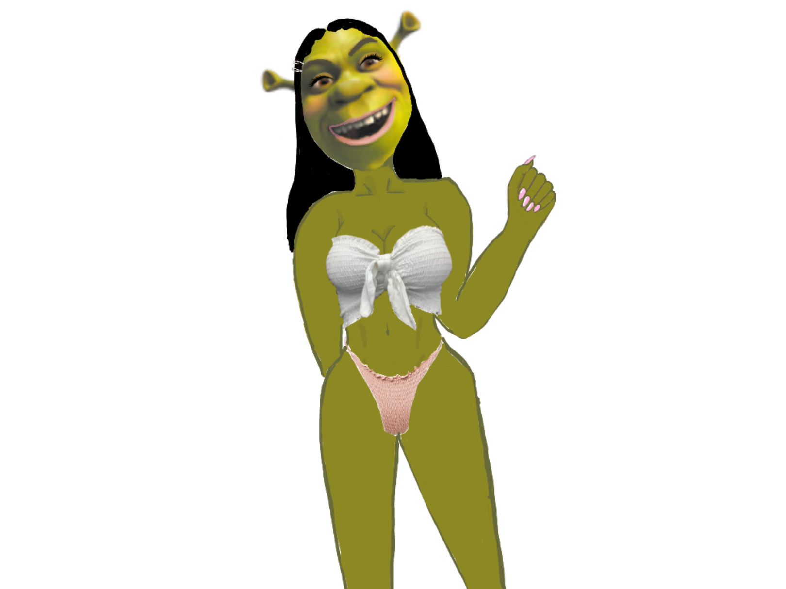 freetoedit sexyshrek sexy green 331509585018201 by @velma_35