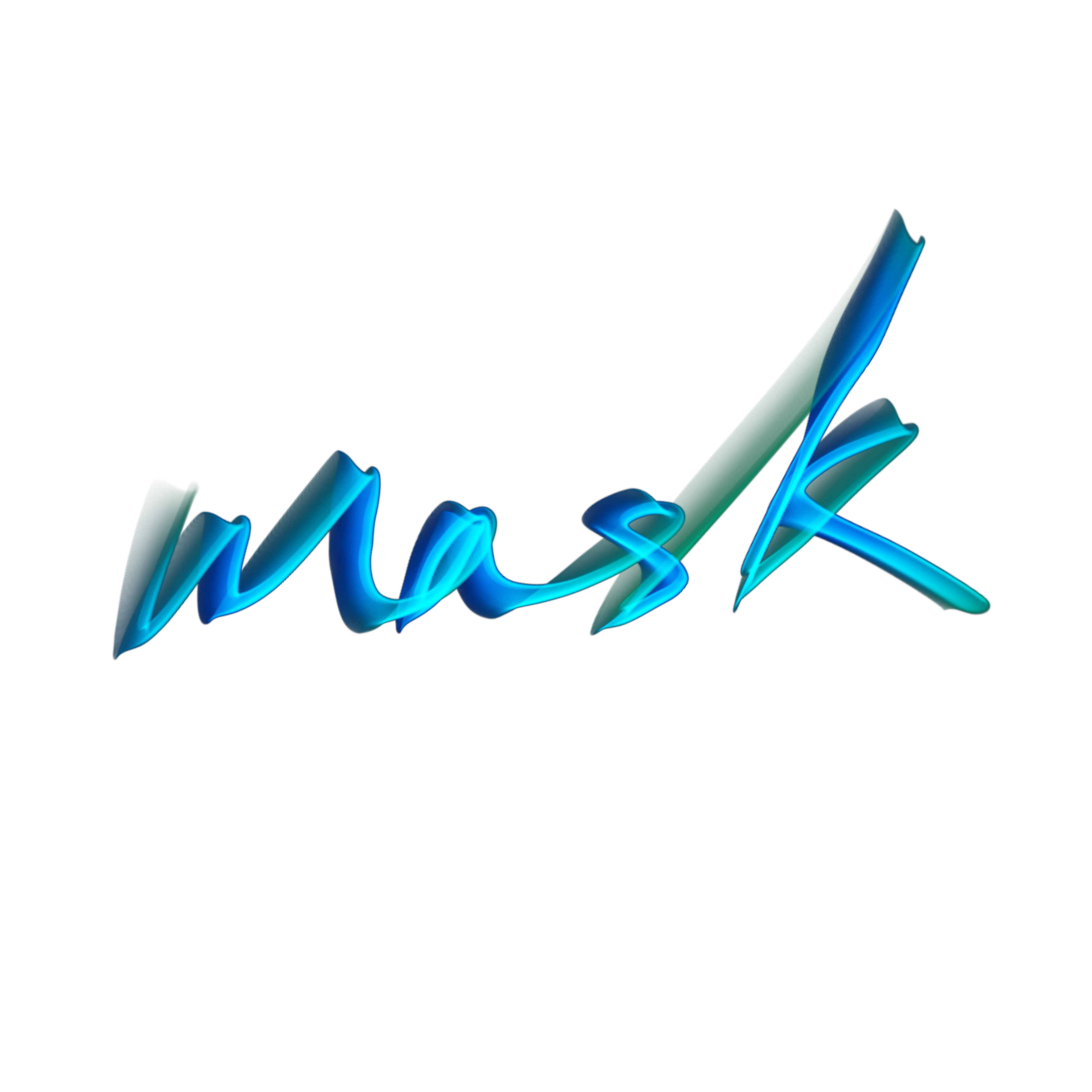 Mask Neon Lights Glow Sticker By Taryn B