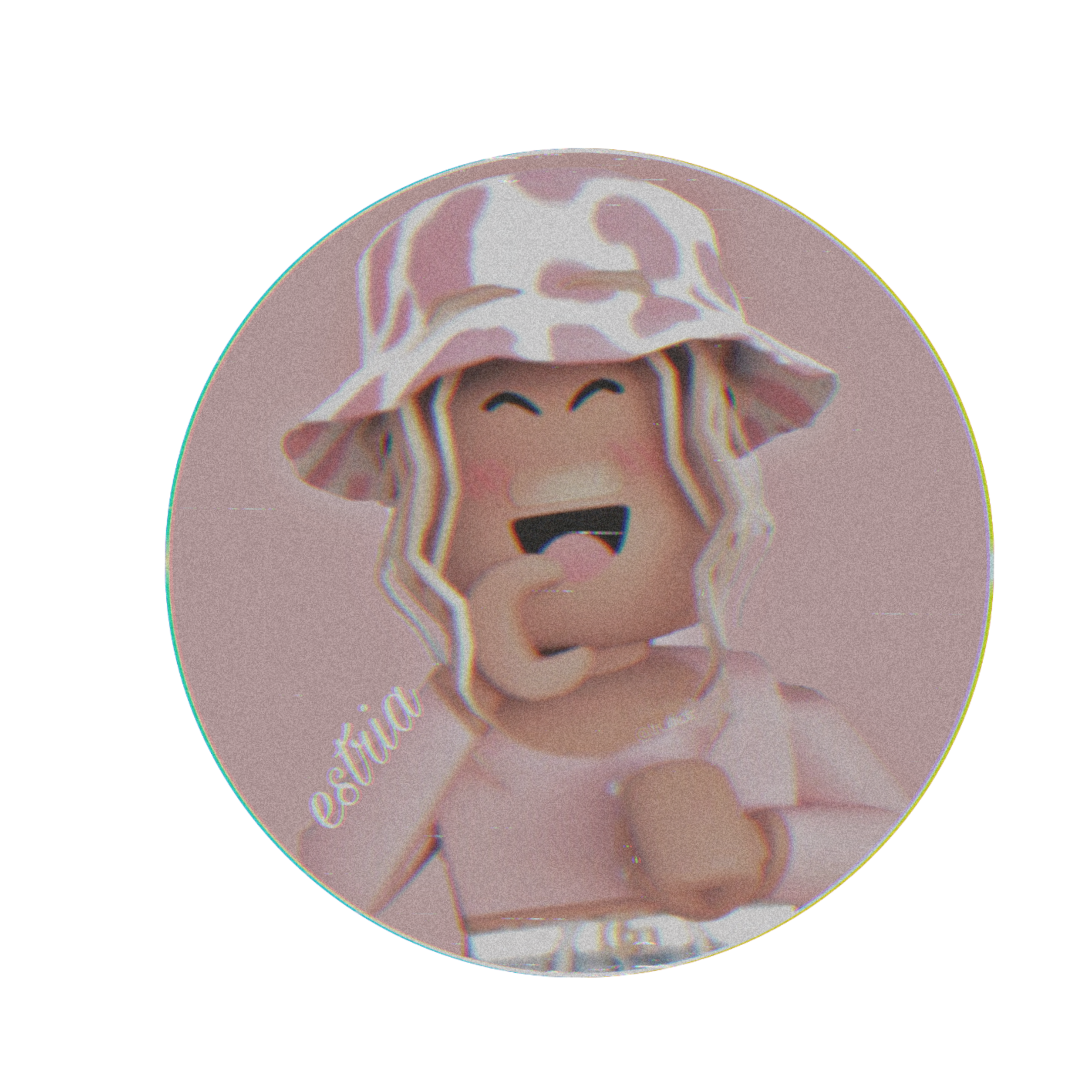 Cow Fruit Roblox Cute Effect Pink Sticker By ฅ ﻌ ฅ - cute strawberry cow roblox logo