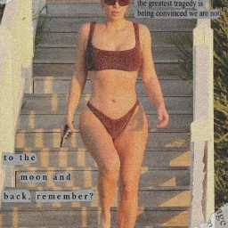 kimkardashian kim kardashian newspaper swim freetoedit