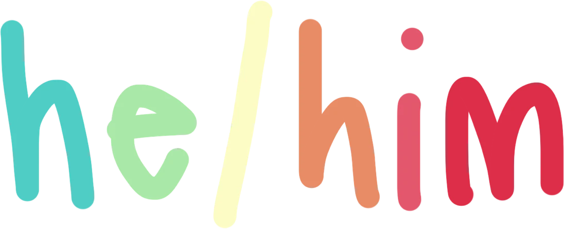 Hehim He Him Pronouns Sticker By Rae Hehim He Him Pronouns Sticker By Rae