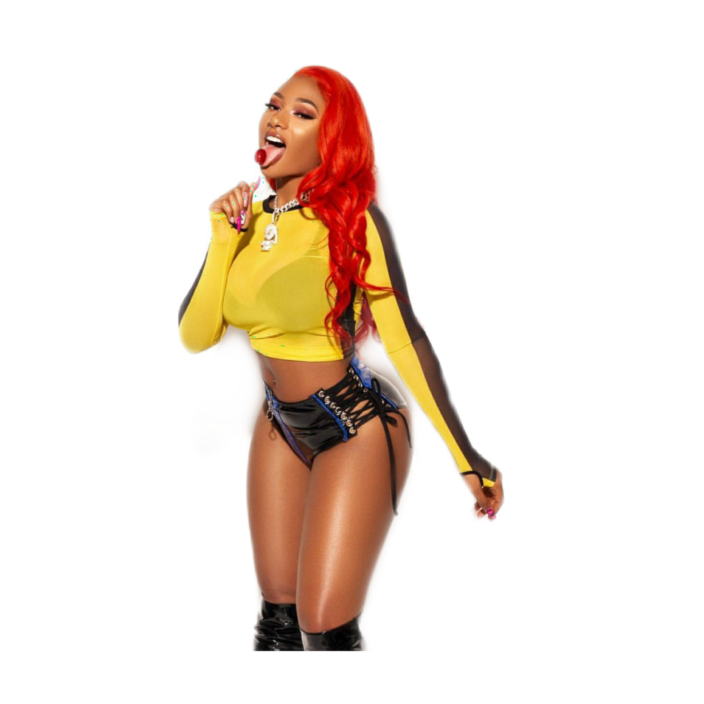 This visual is about freetoedit megantheestallion #freetoedit #megantheesta...