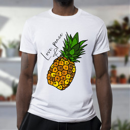 freetoedit tshirt pineapple summer summervibes ircdesignatee