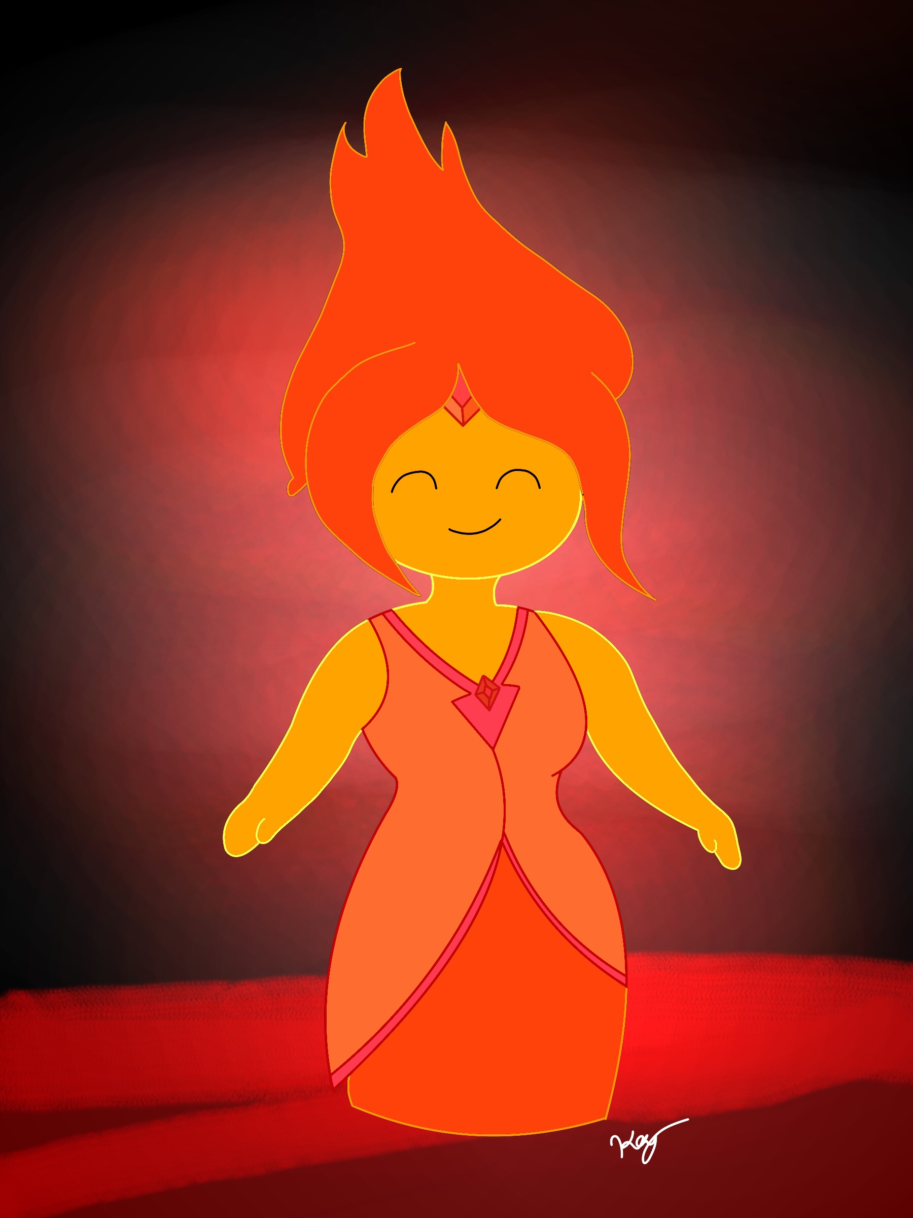 pregnant flame princess