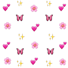 freetoedit pink emojibackground emoji