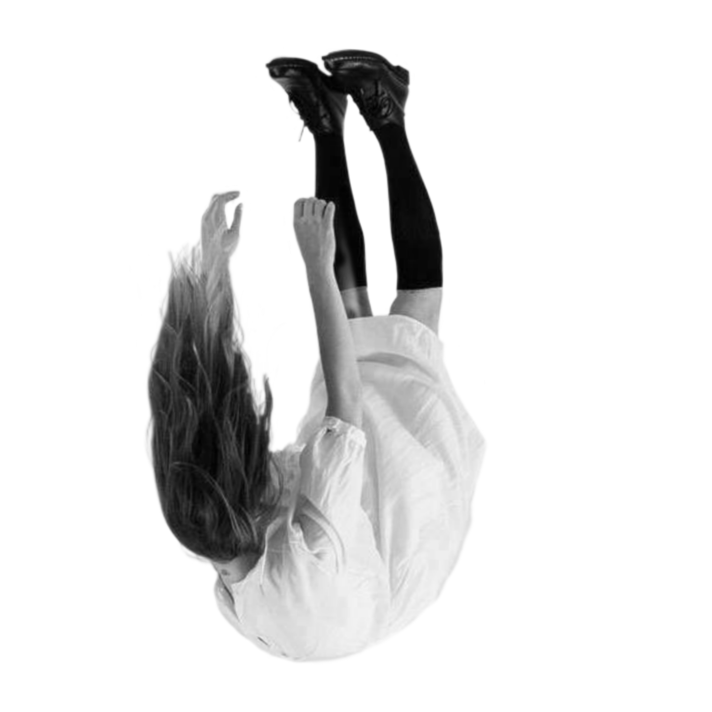 freetoedit girl falling flying sticker by melvawagey