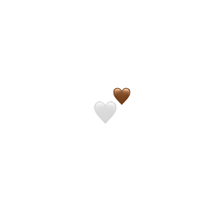 iphone emoji cute white brown heart decoration freetoedit