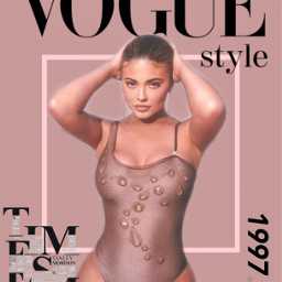 freetoedit replay vouge edit replays popular kyliejenner picsart pink model style aesthetic beautiful magazine cover vougechallenge times remixes instagram tryit pinks wow foryou kylie