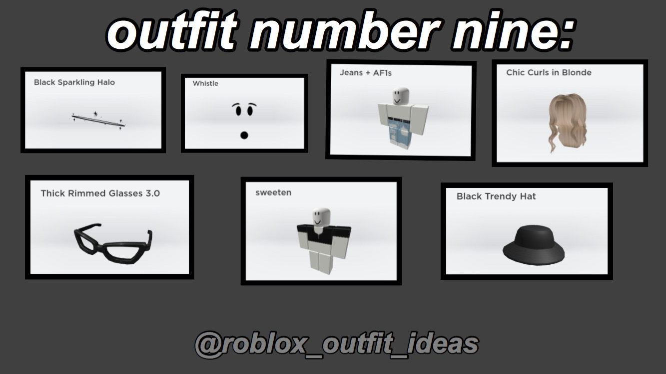 𝚏𝚒𝚛𝚜𝚝 𝚍𝚊𝚢 𝚘𝚏 Image By Roblox Outfit Ideas - black trendy hat roblox