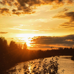 freetoedit sunset alaska fairbanks northern outdoors pcmybestphoto mybestphoto
