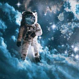 freetoedit galaxy astronaut clouds unsplash