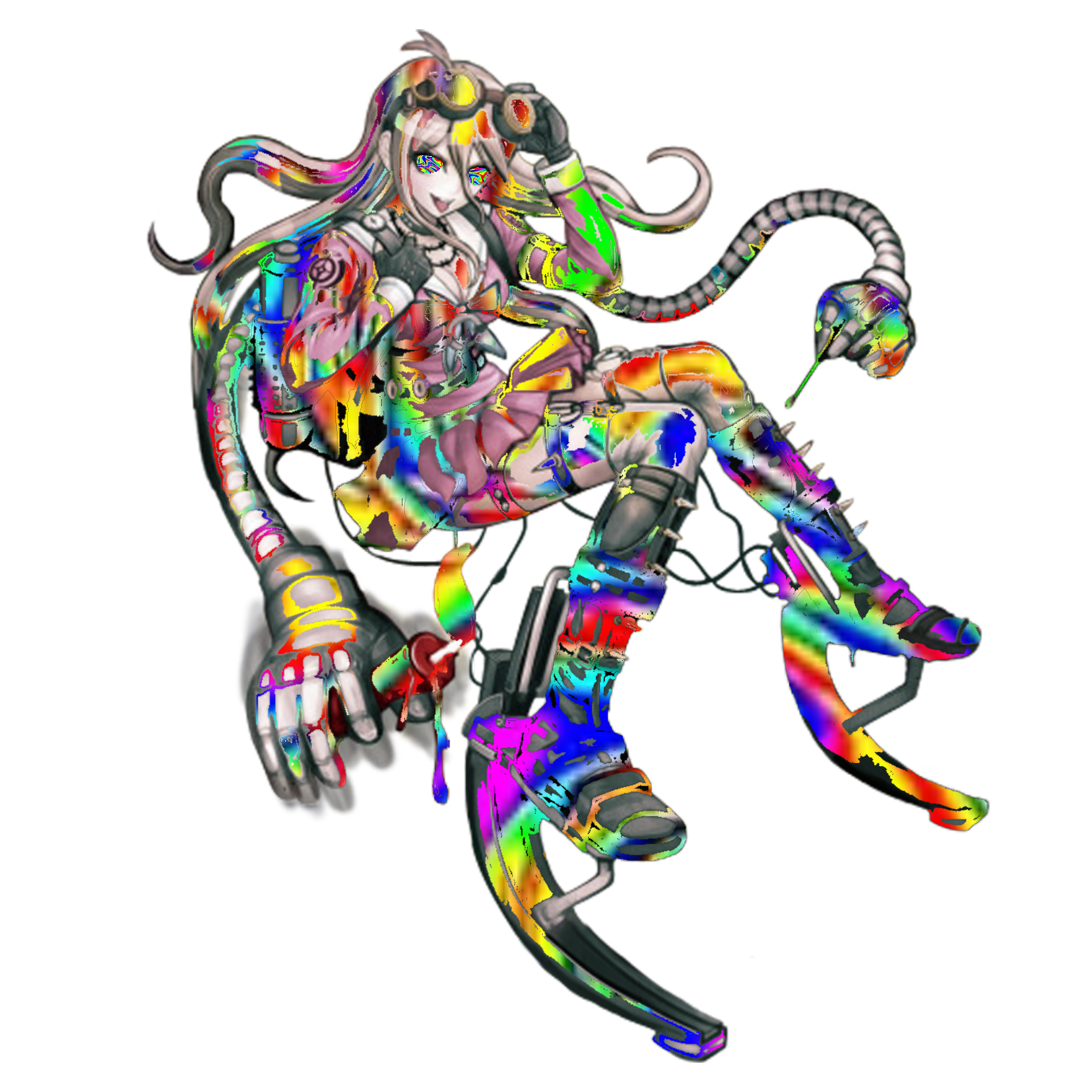 Glitchcore Danganronpa Danganronpav Sticker By Miueditz