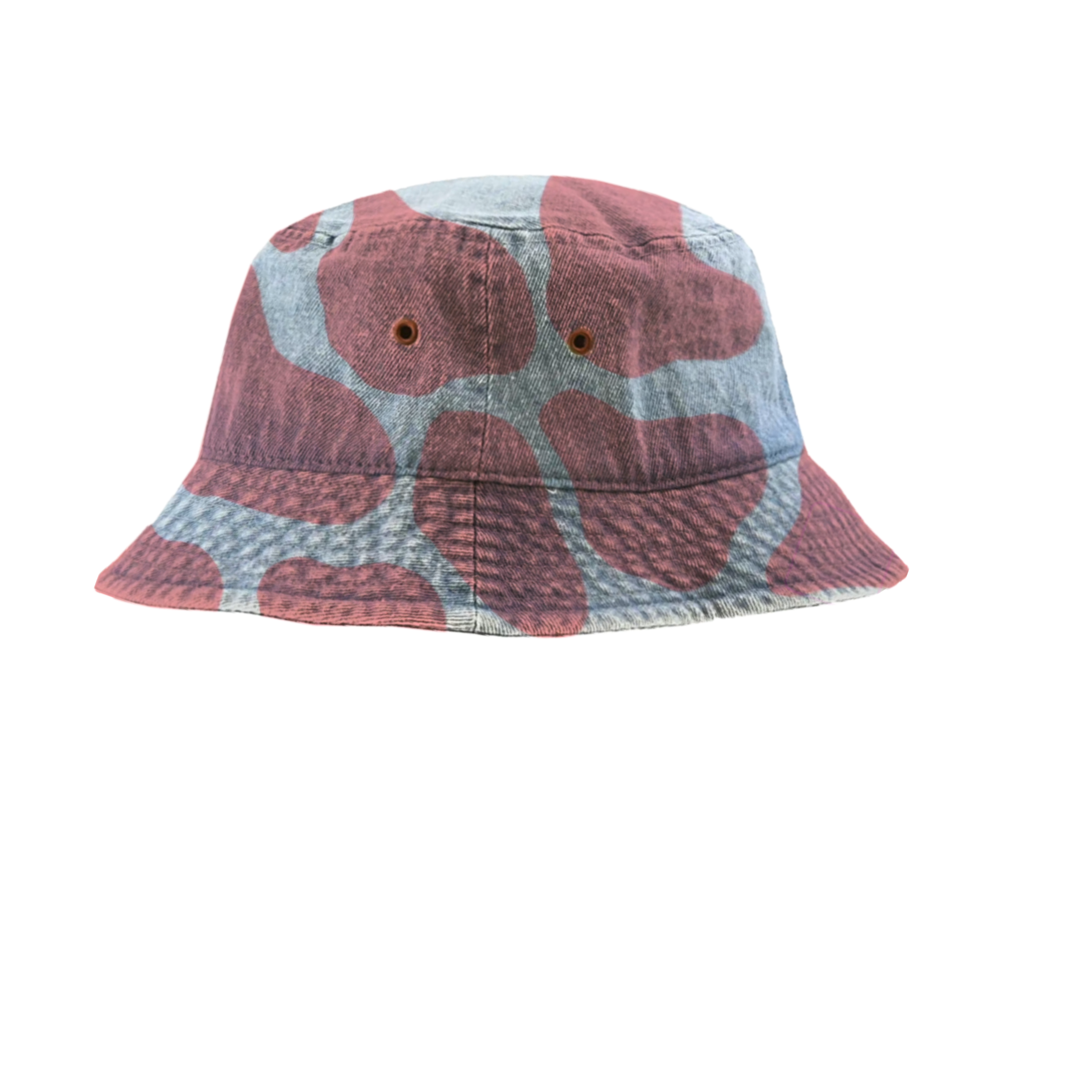 bucket hat strawberry cow