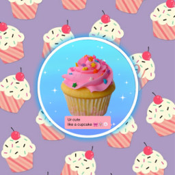 cupcake cute birthday meeori fanartofkai ircfanartofkai freetoedit