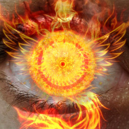 freetoedit eye fire phoenix explosion