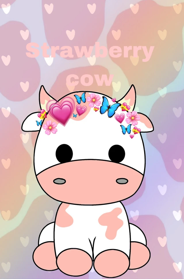 images Cute Strawberry Profile Pictures strawberry cow strawberrycow pfp image