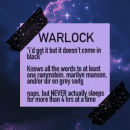 dnd warlock aesthetic galaxy freetoedit