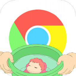 ponyo anime studioghibli ghibli google chrome googlechrome app icon appicon ios14 freetoedit
