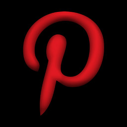 pinterest logo 3d neon appicon freetoedit