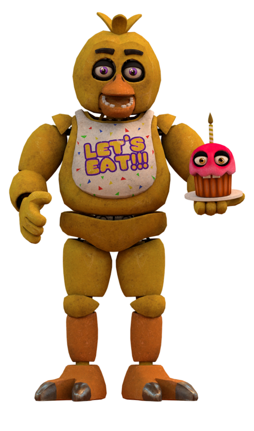 chica fnaf fnaf1 cupcake freetoedit sticker by @braisibrsa