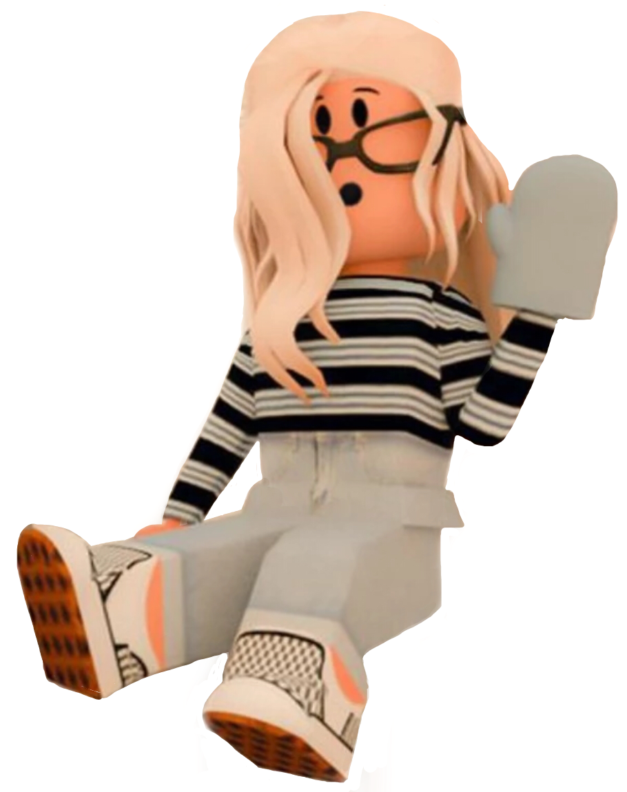 Sticker By Roblox - cute aesthetic cute roblox gfx girl blonde